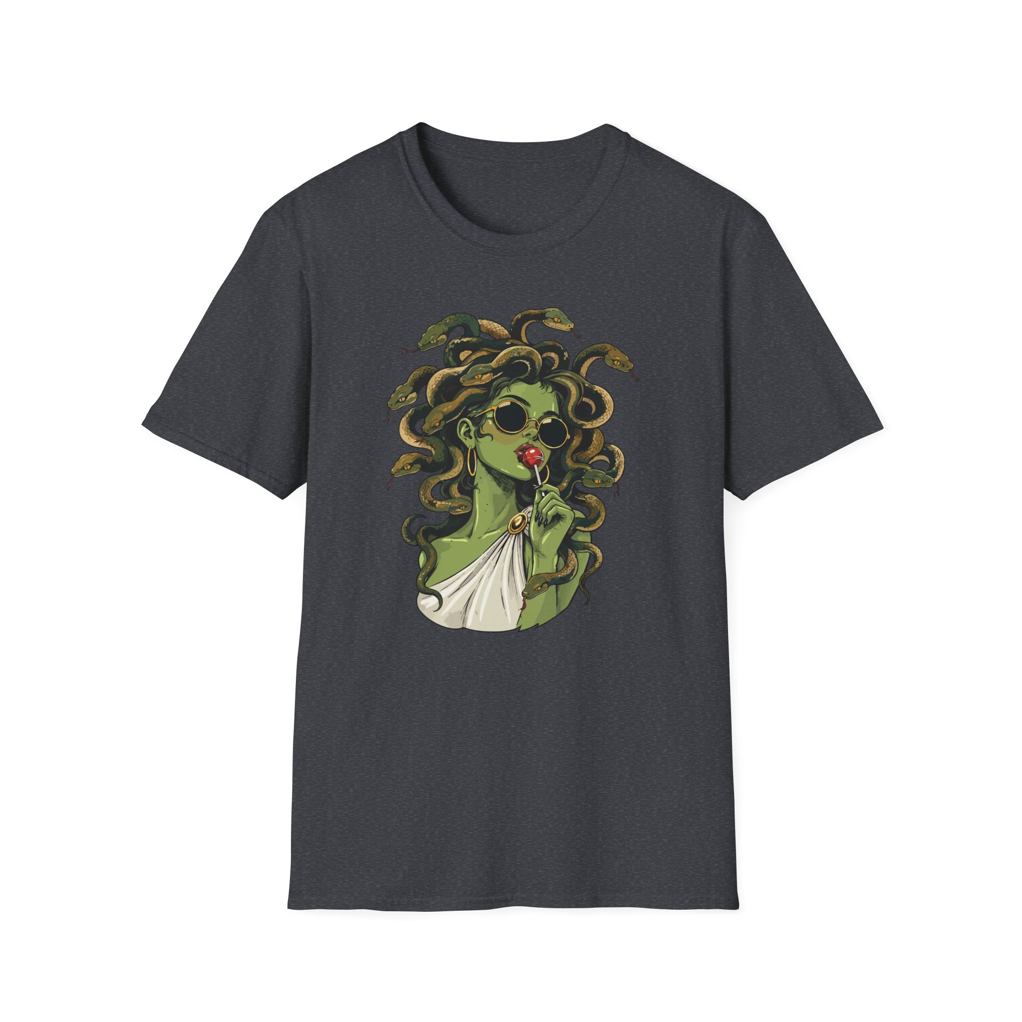 Medusa Unisex Softstyle T-Shirt - Image 3
